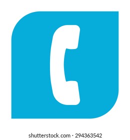Telephone handset icon