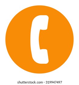 Telephone handset icon