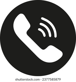 Teléfono. vector de llamada telefónica, teléfono aislado en fondo blanco. Charla de comunicación. comunicación, teléfono en un fondo transparente
