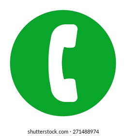 Telephone handset, telephone receiver icon