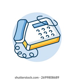 Telefonsymbol sauber und moderne Vektorgrafik