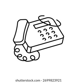 Telefonsymbol sauber und moderne Vektorgrafik