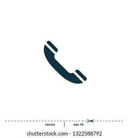 telephone icon collection vector 