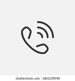 Telephone icon. Communication symbol modern, simple, vector, icon for website design, mobile app, ui. Vector Illustration