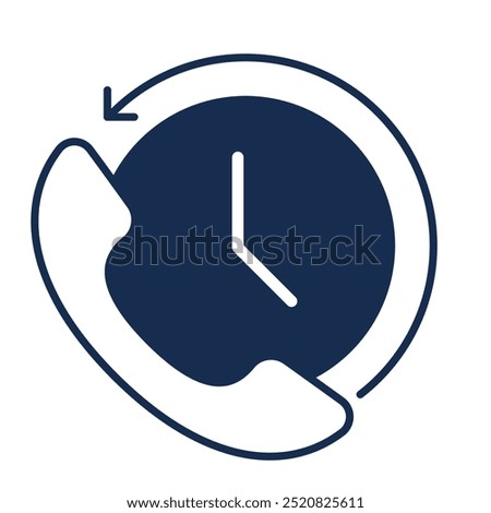 Telephone icon. Customer service, Support, Help desk, Telephone, Customer support, call, Call center, Customer care, Time call. Vector icon illustration