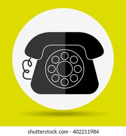 telephone icon design 