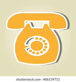 telephone icon design 