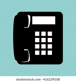 telephone icon  design 