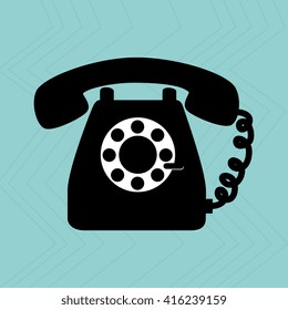 telephone icon  design 