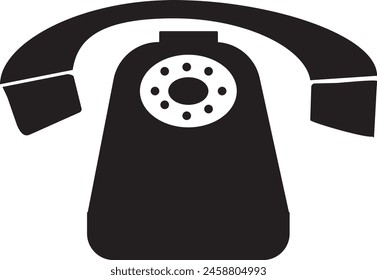 Telephone icon design art illustration 