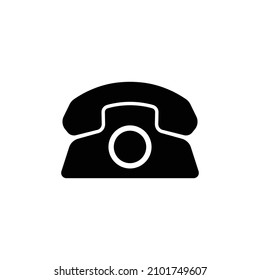 telephone icon design template vector
