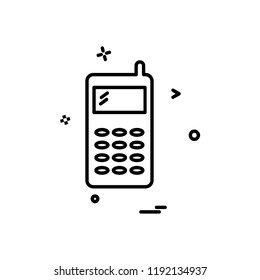 Telephone icon design vector