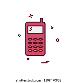 Telephone icon design vector