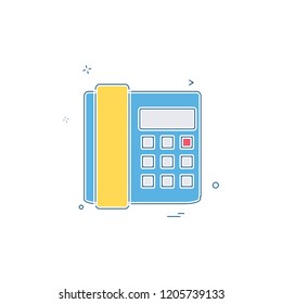 Telephone icon design vector