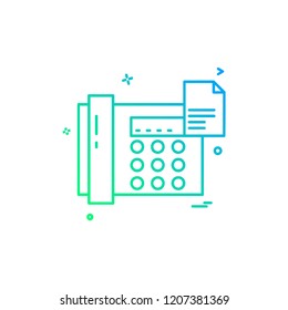 Telephone icon design vector