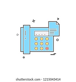 Telephone icon design vector