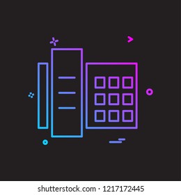 Telephone icon design vector