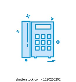 Telephone icon design vector