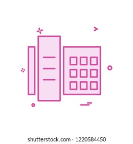 Telephone icon design vector