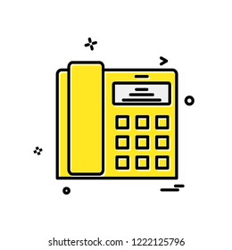 Telephone icon design vector