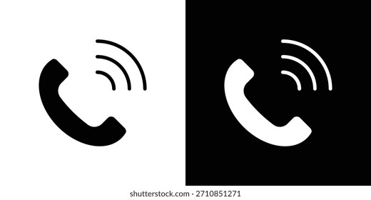 Telephone icon design vector collection. flat icons.