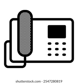 Telephone icon. Electronic device icon