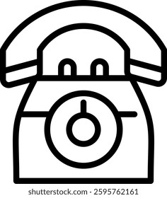 Telephone Icon Element For Design