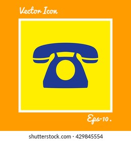 Telephone Icon. Eps-10.