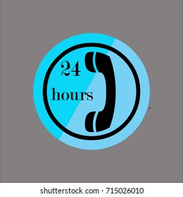 telephone icon flat design
