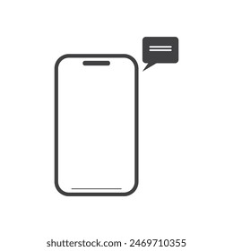 Telephone icon flat design vector