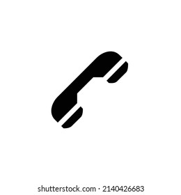 icono de teléfono. Diseño de estilo plano aislado en un fondo blanco.