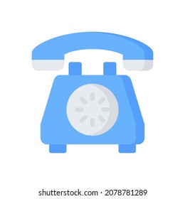 Icono del teléfono, Icono de estilo plano ilustración vectorial, Adecuado para sitio web, aplicación móvil, impresión, presentación, infografía y cualquier otro proyecto.