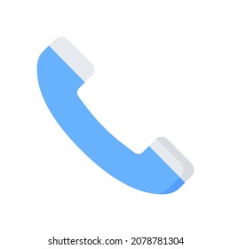 Icono del teléfono, Icono de estilo plano ilustración vectorial, Adecuado para sitio web, aplicación móvil, impresión, presentación, infografía y cualquier otro proyecto.