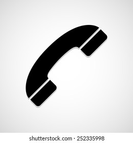 Telephone icon great for any use. Vector EPS10.