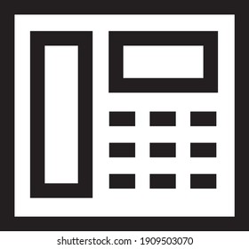 telephone icon illustration isolated vector sign symbol