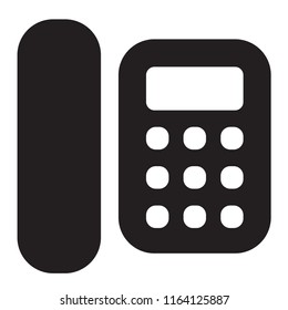 Telephone icon, isolated