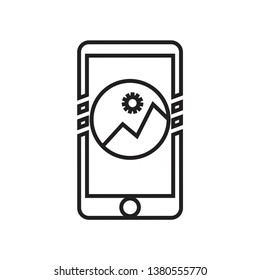telephone icon isolated on white background, vector illustration