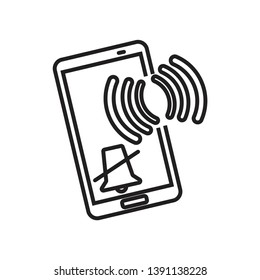 telephone icon isolated on white background, vector illustration