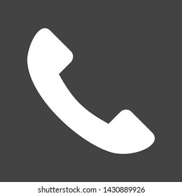 Telephone icon isolated vector illustration