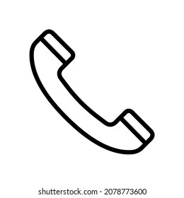 Telephone Icon, Line style icon vector illustration, Suitable for website, mobile app, print, presentation, infographic and any other project.