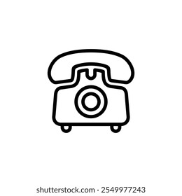 Telephone icon logo design. phone sign and symbol