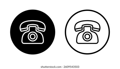 Telephone icon logo design. phone sign and symbol