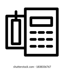telephone icon or logo isolated sign symbol vector illustration - high quality black style vector icons
