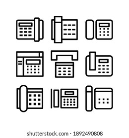 Telephone icon or logo isolated sign symbol vector illustration - Collection of high quality black style vector icons

