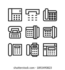 Telephone icon or logo isolated sign symbol vector illustration - Collection of high quality black style vector icons
