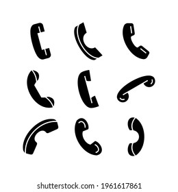 telephone icon or logo isolated sign symbol vector illustration - Collection of high quality black style vector icons
