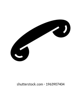 telephone icon or logo isolated sign symbol vector illustration - high quality black style vector icons
