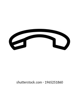 telephone icon or logo isolated sign symbol vector illustration - high quality black style vector icons
