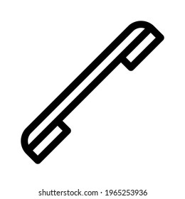 telephone icon or logo isolated sign symbol vector illustration - high quality black style vector icons
