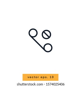 Telephone Icon Logo Vector Design Template